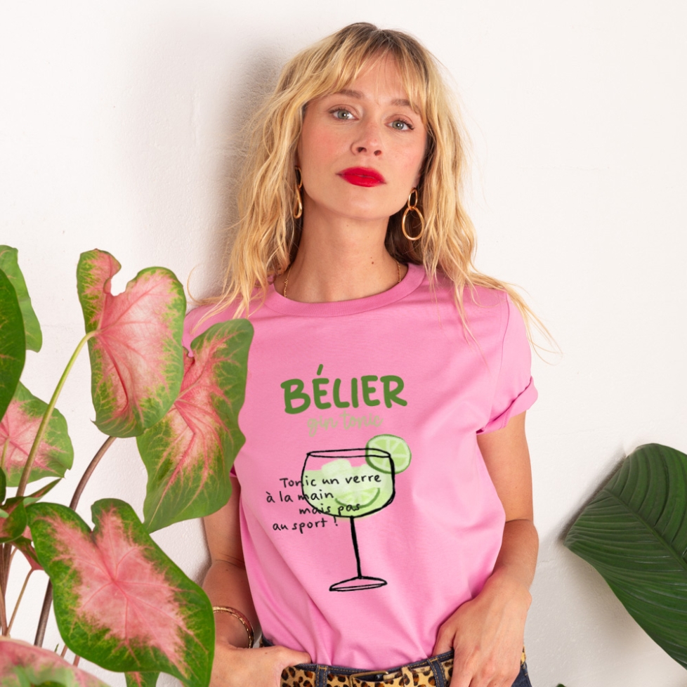 T-shirt Rose Astro Cocktail