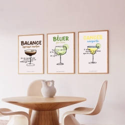Affiche Astro Cocktail