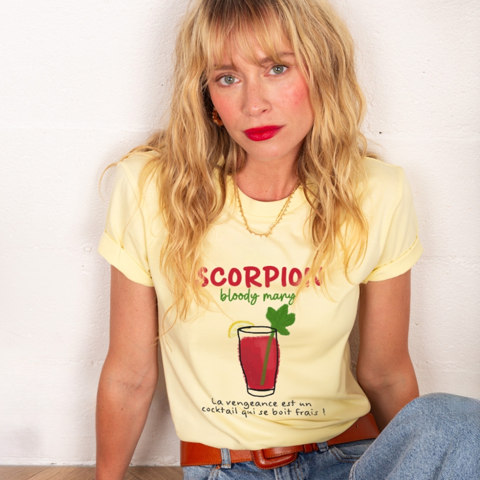 T-shirt Jaune Astro Cocktail
