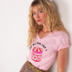 T-shirt Col V Jeux d'Enfant