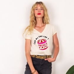 T-shirt Col V Jeux d'Enfant