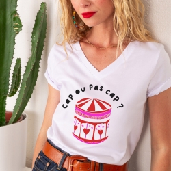 T-shirt Col V Jeux d'Enfant