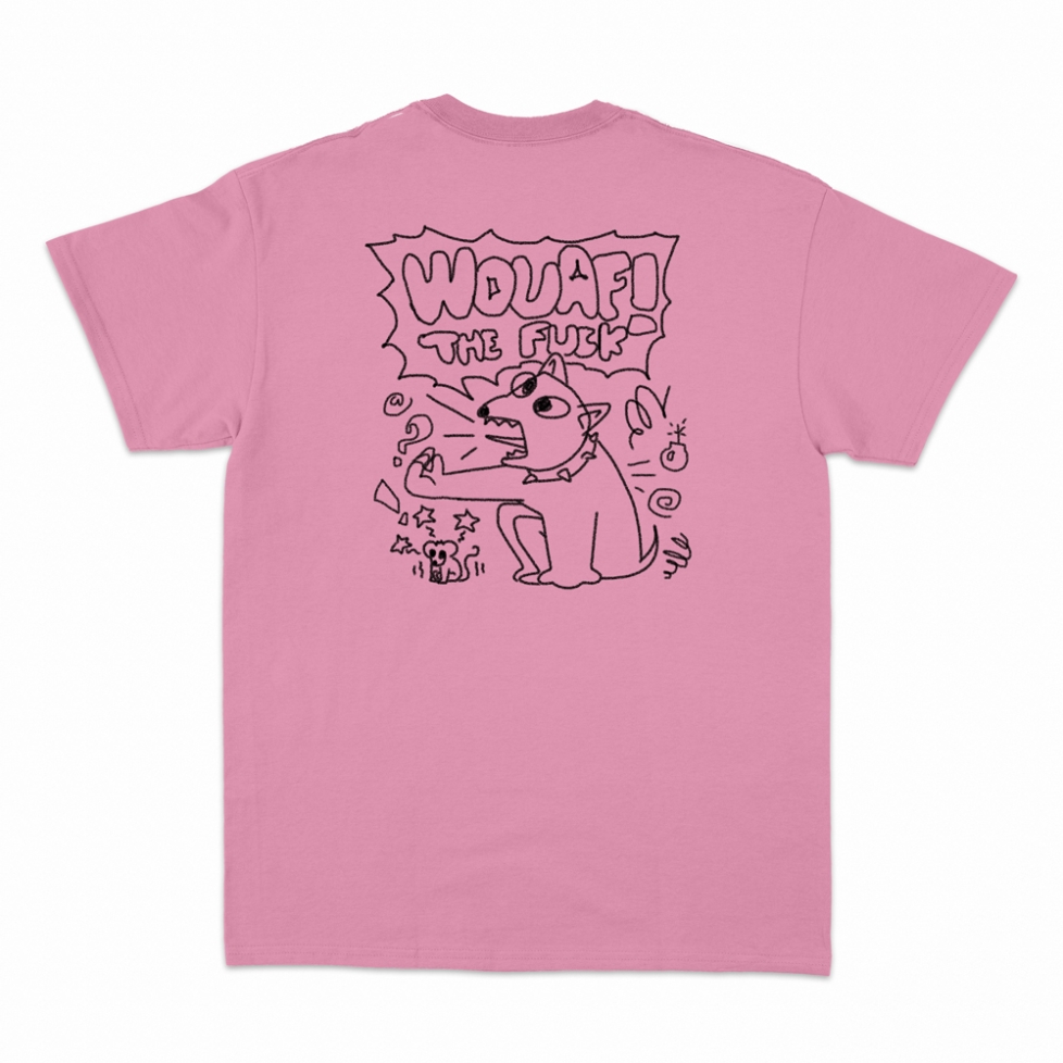 T-shirt Wouaf The Fuck