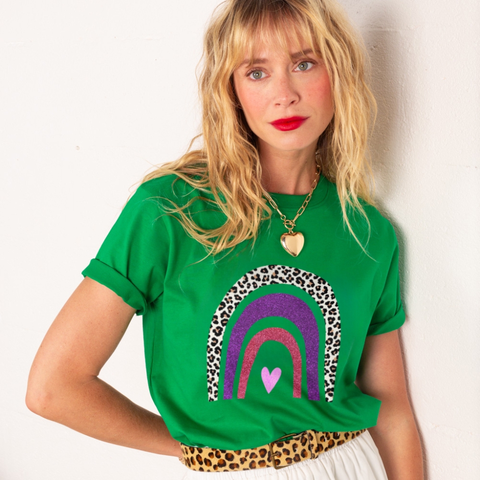 T-shirt Arcobaleno Di Uva