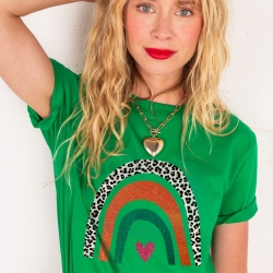 T-shirt Arcobaleno Di Arancia