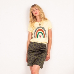 T-shirt Arcobaleno Di Arancia
