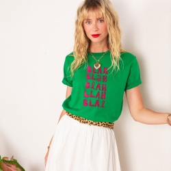 T-shirt Blah Blah Glitter