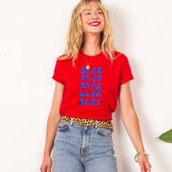 T-shirt Blah Blah Glitter