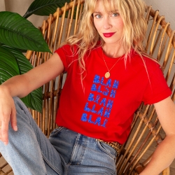 T-shirt Blah Blah Glitter