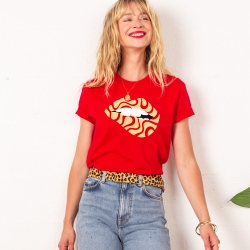 T-shirt Bouche Twister
