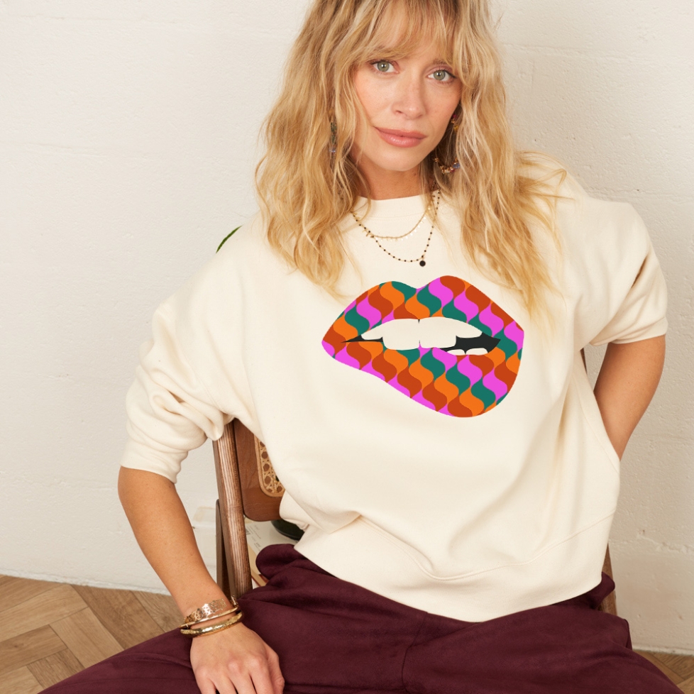 Sweat Creme Bouche Pop