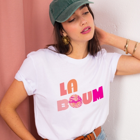 T-shirt Blanc La Festa collection NOSTALGIA