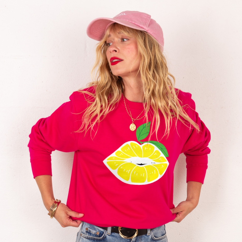 Sweat Fuchsia Lemon Lips