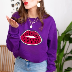Sweat Violet Watermelon Lips