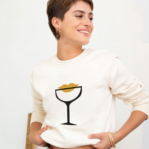 Archive -  Sweat Crème Bouche Champagne