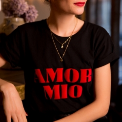 T-Shirt "Amor Mio" Black