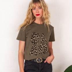 T-shirt Ciao Fiore Léopard