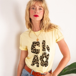T-shirt Ciao Fiore Léopard