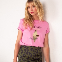 T-shirt Rose Astro Glace