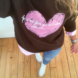 Sweat Marron Gustave by LesFutiles