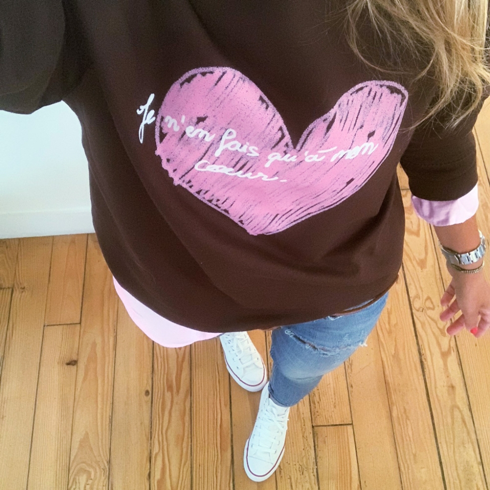 Sweat Marron Gustave by LesFutiles
