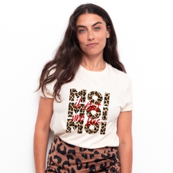 T-shirt Crème Il Etait Une Fois...Moi by LesFutiles
