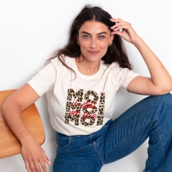 T-shirt Crème Il Etait Une Fois...Moi by LesFutiles
