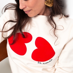 Sweat Crème Les Aimants by LesFutiles