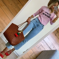 Marinière ML Rouge Amore Letterario by LesFutiles