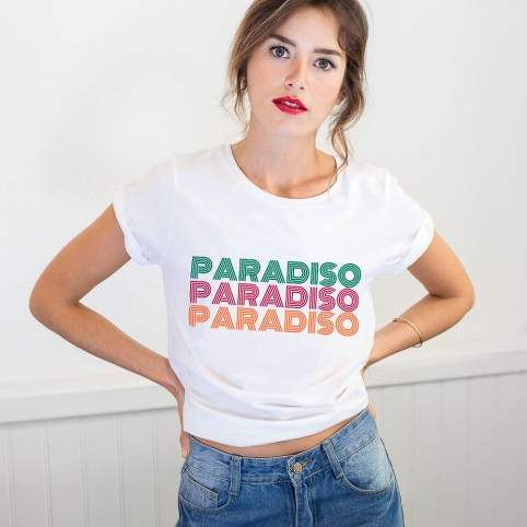 T-shirt Paradiso white