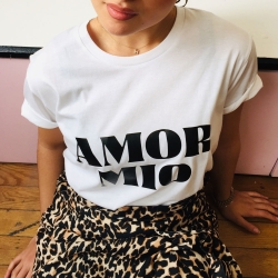 T-shirt Amor Mio blanc