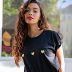 T-shirt Céline noir