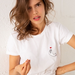 T-shirt Adriana Blanc