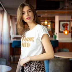 T-shirt Amor Mio gold