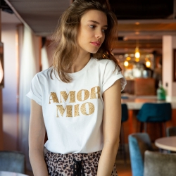 T-shirt Amor Mio gold
