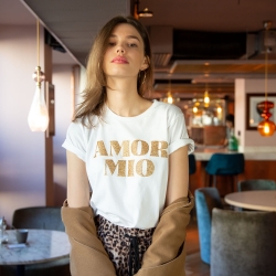 T-shirt Amor Mio gold