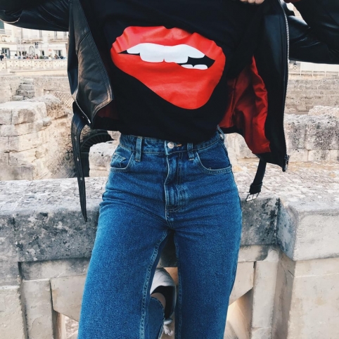 T-shirt Noir Martina Big