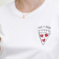 T-Shirt Love u Pizza