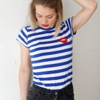 T-shirt Coco red lips