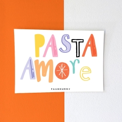 Carte Postale Pasta Amore