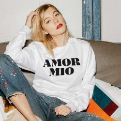 Sweatshirt Amor Mio White