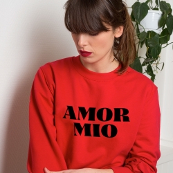 Sweatshirt Amor Mio Red