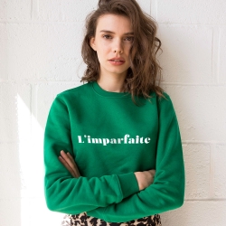 Sweat L'imparfaite Vert