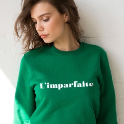 Sweat L'imparfaite Vert