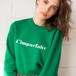 Sweat L'imparfaite Vert