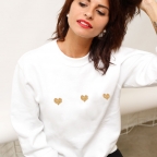 Sweatshirt Celine Blanc