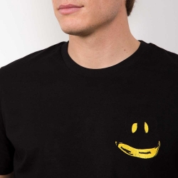 T-Shirt Banane Smile Blanc Homme
