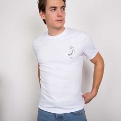 T-Shirt Sirene Blanc Homme