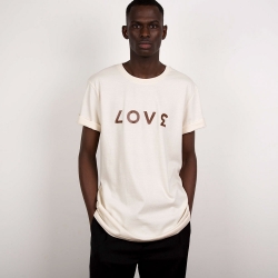 T-Shirt Love Crème Homme