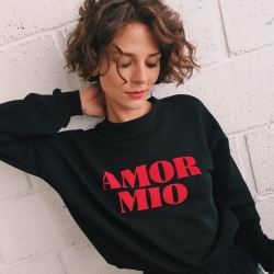 Sweat "Amor Mio" Black